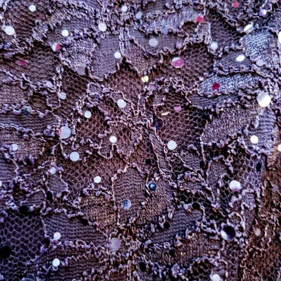 Navy Blue Elegant Sleeveless Sequin Dress - Picture 5 of 7